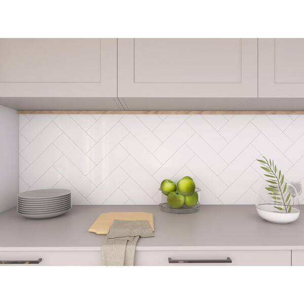 Art3d 4x12 Peel and Stick Metal Backsplashes for Kitchen, Set of 30