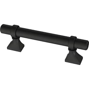 Classic Adjusta-Pull(TM) 1-3/8 in. - 4 in. (35-102 mm) Matte Black Cabinet Drawer Pull