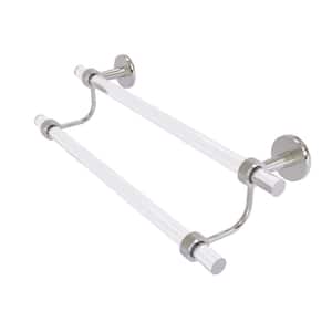 Clearview 18 in. Double Towel Bar in Satin Nickel