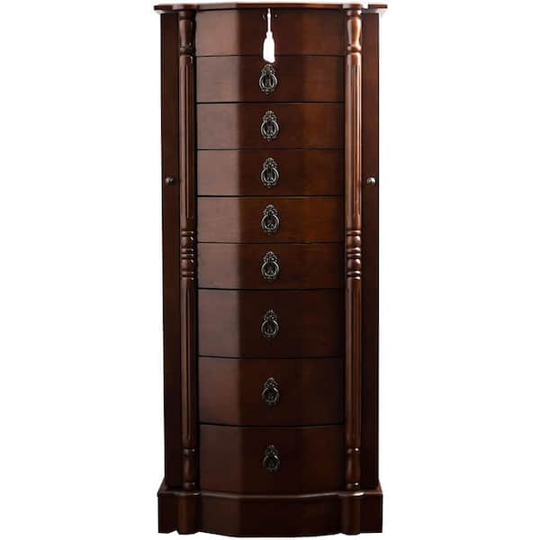 Robyn Walnut Jewelry Armoire