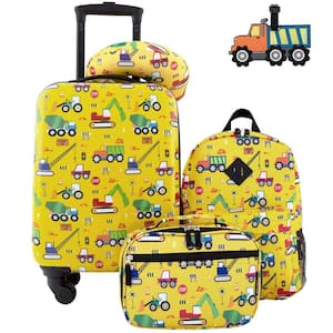 5-Piece Kid's Luggage Set with Spinner Wheels on Carry-on