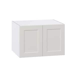 30 in. W x 24 in. D x 20 in. H Littleton Painted Gray Shaker Assembled Deep Wall Bridge Kitchen Cabinet