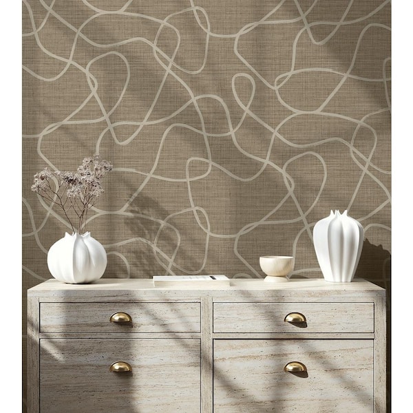 GALEY ALIX 30.75 sq. ft. Driftwood The Bair Vinyl Peel and Stick