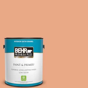 1 gal. #240D-4 Ceramic Glaze Satin Enamel Low Odor Interior Paint & Primer