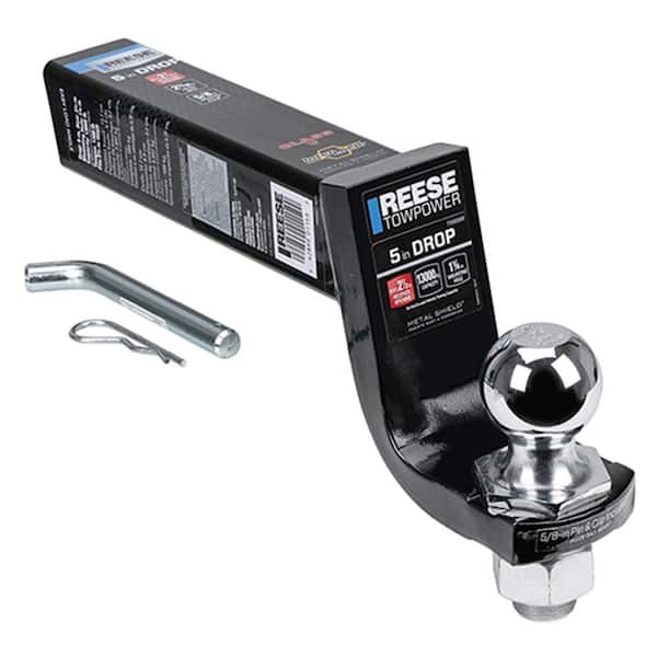 Reese Towpower Trailer Hitch Ball Mount Starter Kit with 13,000 lbs. Capacity