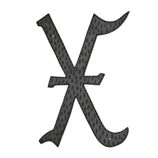 Montague Metal Products 24 in. Home Accent Monogram X