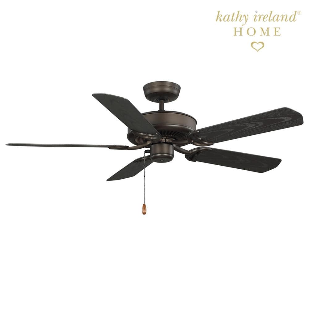 Kathy Ireland Sea Breeze 52 in. Indoor/Outdoor Oil Rubbed Bronze Ceiling Fan