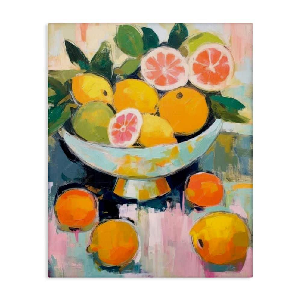 Abstract Citrus Still Life by LSR Design Studio Unframed Food Graphic Art Print 40 in. x 30 in. price history on PriceWatchPro