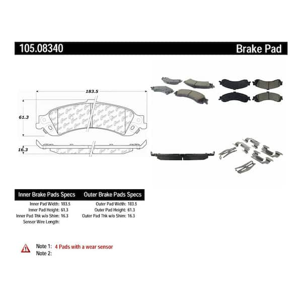 Centric Parts Disc Brake Pad Set