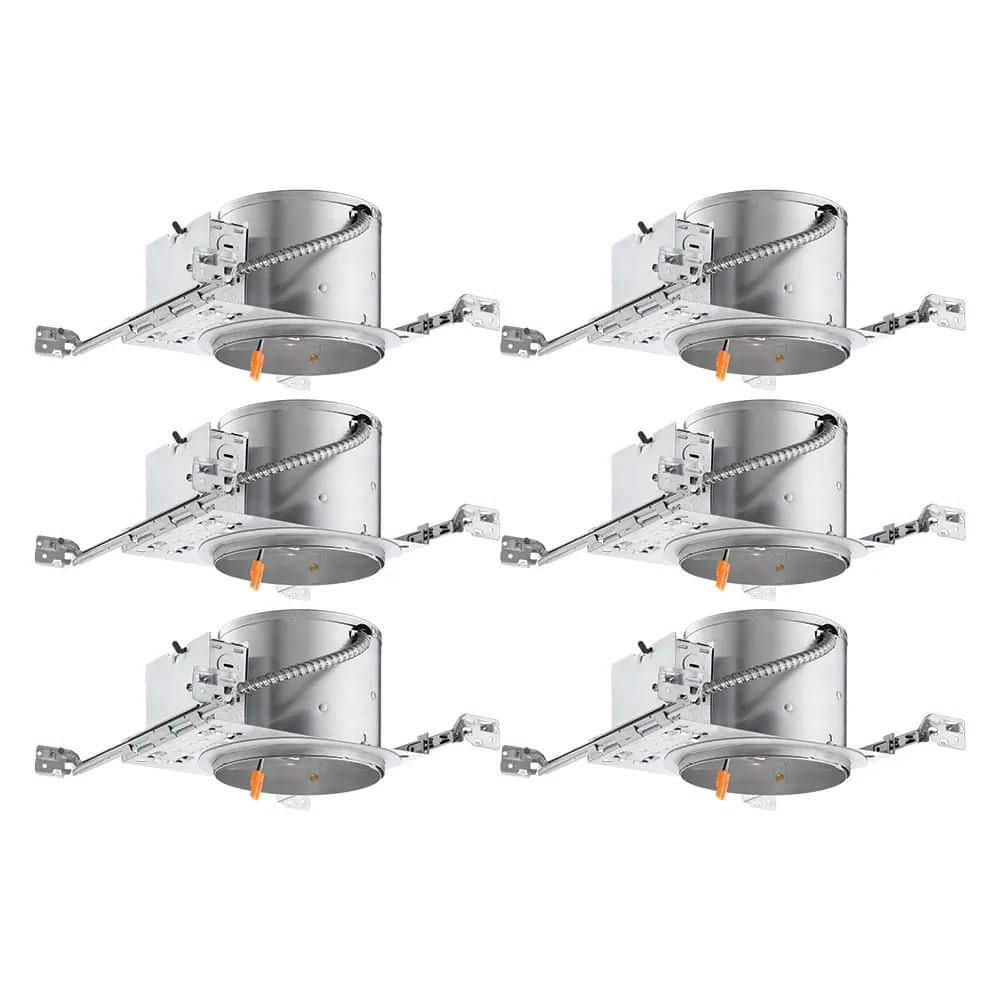 Contractor Select QC6 Quick Connect 6 in. IC Rated New Construction Recessed Housing (6-Pack) price history on PriceWatchPro