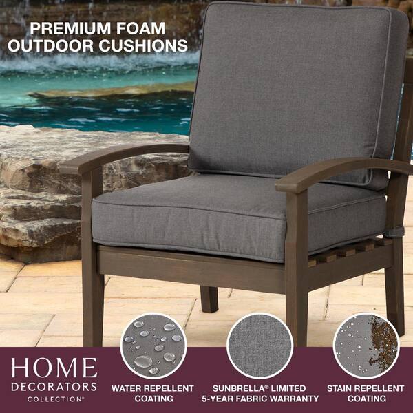 Sunbrella Premium Foam Firm, Outdoor Wicker Chair Cushions 20 X 24