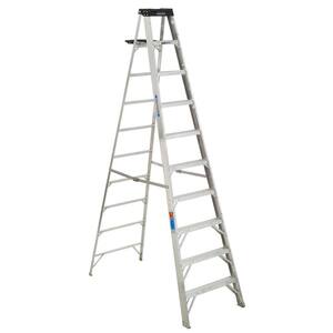 10 ft. Aluminum Step Ladder with 300 lbs. Load Capacity Type IA Duty Rating