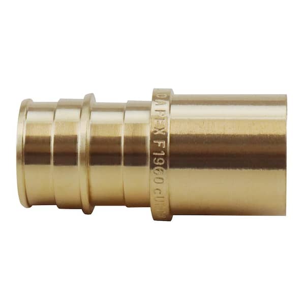 3/4 in. Brass PEX-A Barb x 3/4 in. Male Sweat Adapter
