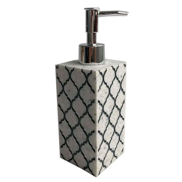 Sweet Home Collection Versailles Soap Dispenser or Lotion Pump Bathroom Accessory (1 Piece)