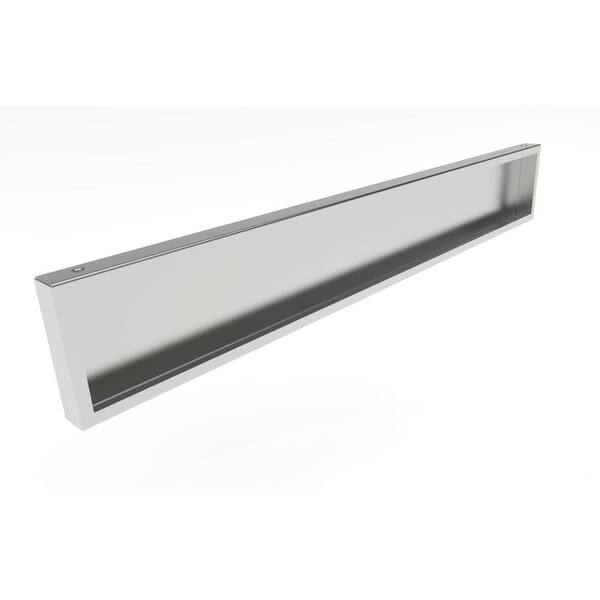 Sunstone Designer Series 304 Stainless Steel 25 5 In X 4 In X 1 In Cabinet Kick Plate For Left Or Right Side Scc25kp The Home Depot