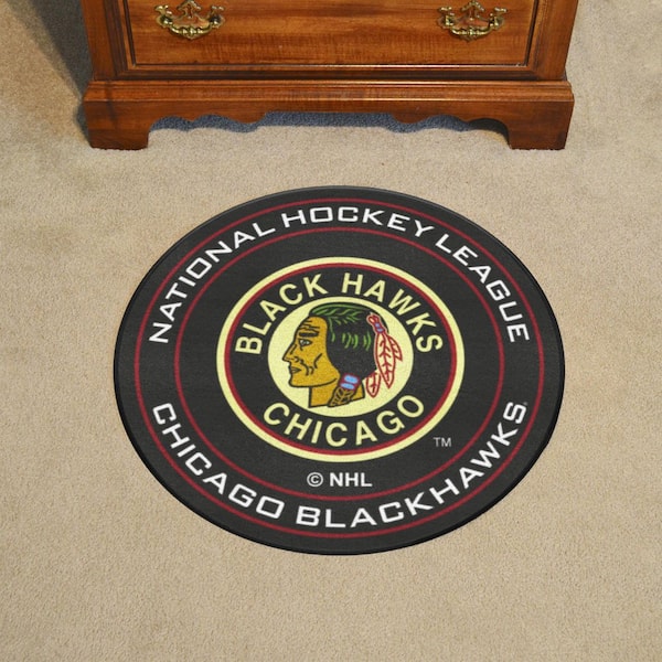 Chicago Blackhawks Hockey Team Retro Logo Vintage Recycled