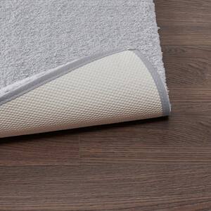 Marshmallow Grey 20 in. x 30 in. Bath Rug