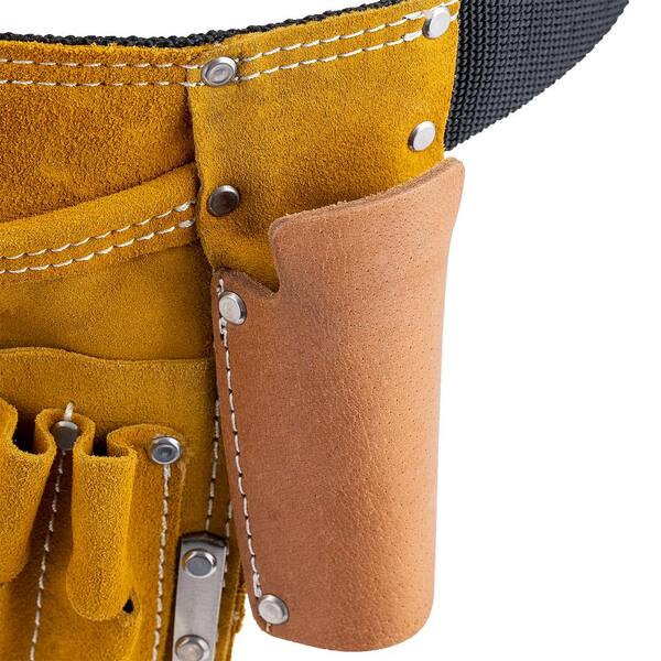 BUCKET BOSS 11 Pocket Suede Leather Carpenter Work Apron
