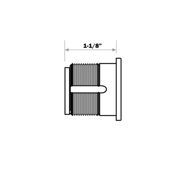 Premier Lock Brass Mortise Entry Handle Left Hand Lock Set with 2.5 in.  Backset and 2 SC1 Keys ML03 - The Home Depot