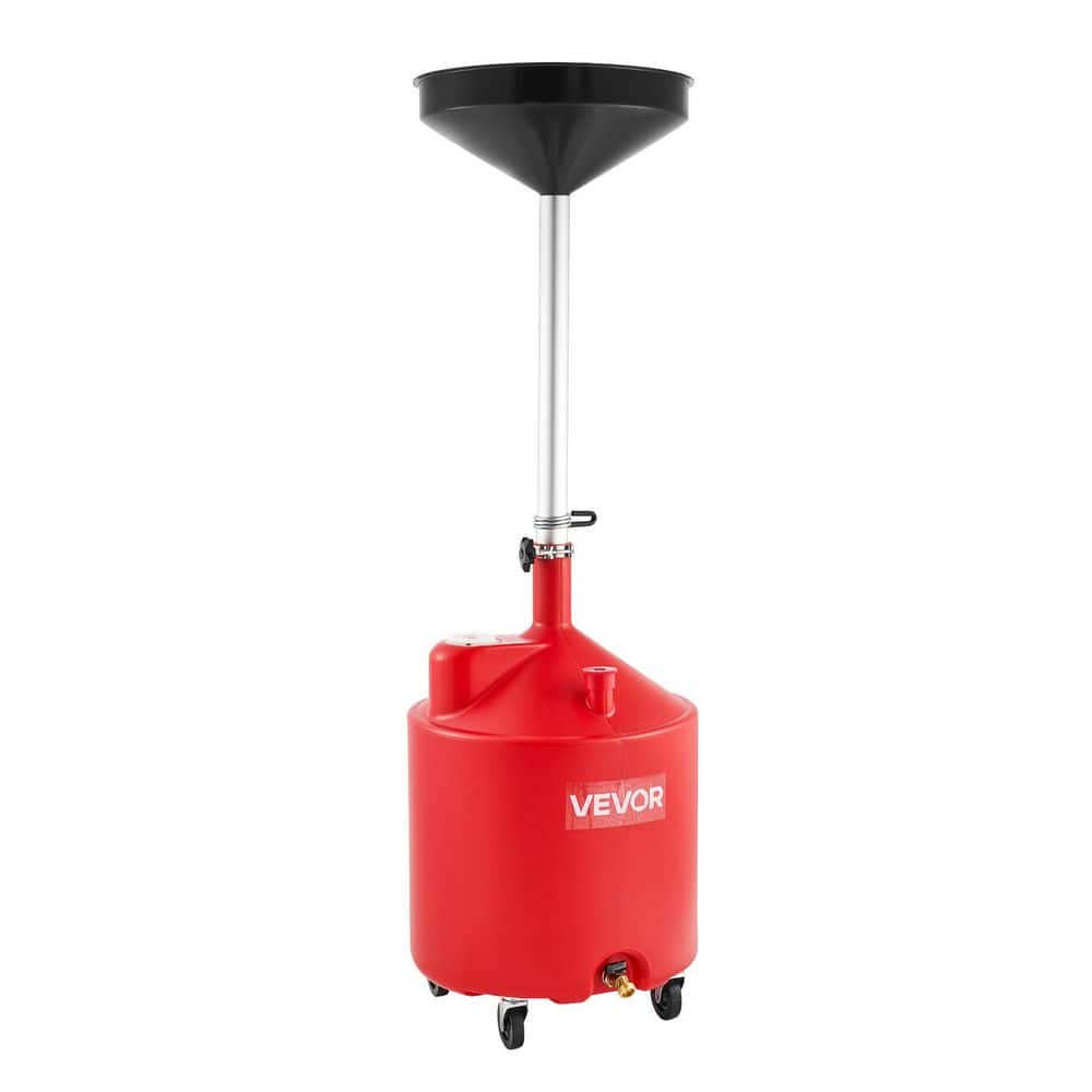 18 Gal. Waste Oil Drain Tank, Industrial Fluid Drain Tank, Fluid Fuel Transfer Drainage for Auto Repair Shops, Red price history on PriceWatchPro