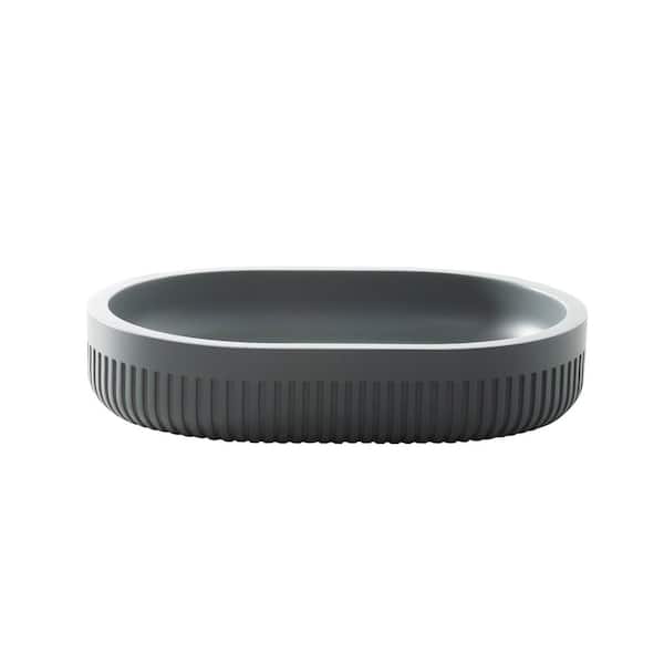 m MODA at home enterprises ltd. Corbett Soap Dish Grey