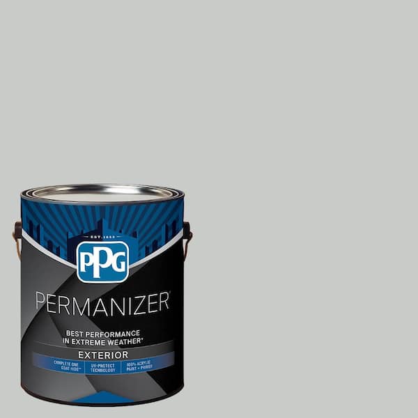 PERMANIZER 1 gal. PPG0994-2 Pittsburgh Gray Flat Exterior Paint