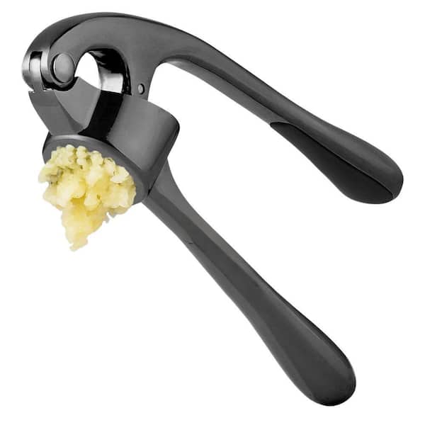 Zulay Kitchen Premium Garlic Press-Dark Gray