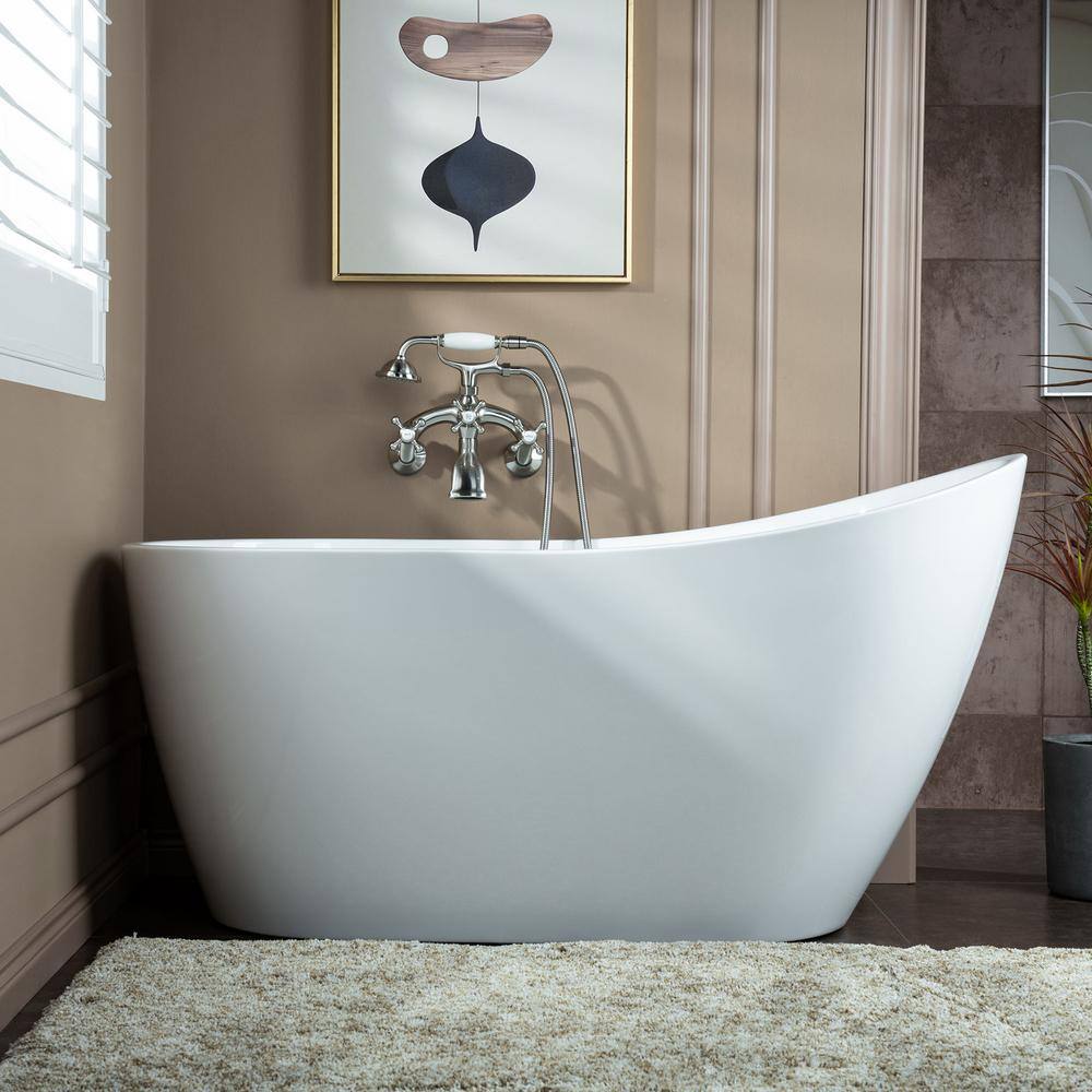 Brushed Nickel Triple Handle Wall Mount Tub Faucet with Handshower