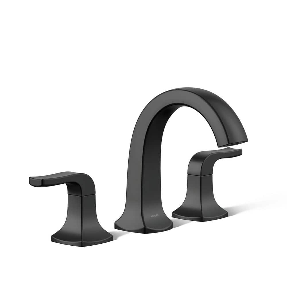 matte-black-kohler-widespread-