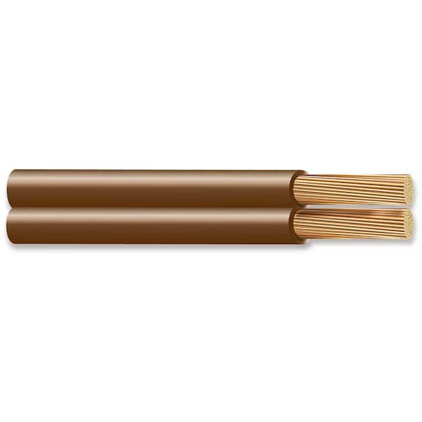 10 ft. 18/2 Brown Stranded Copper Lamp Wire