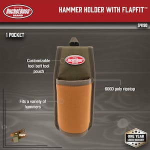 Hammer Holder Tool Belt Pouch FlapFit