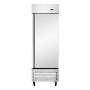 33 in. 18 cu. ft. Frost Free Defrost Solid Door Commercial Convertible Upright Freezer/Refrigerator in Stainless-Steel