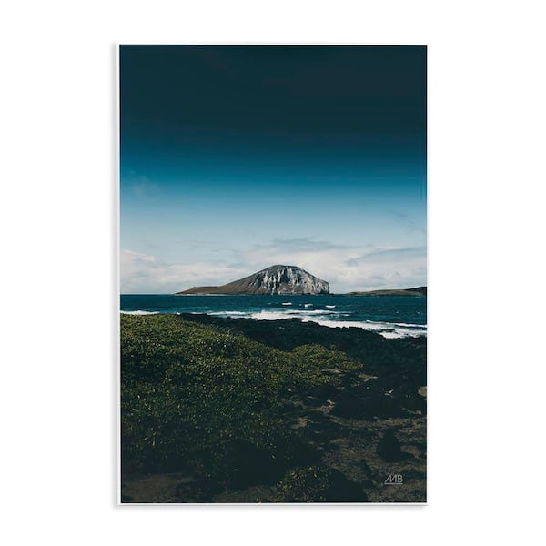 Stupell Industries Hawaiian Rocky Shore by Max Blakesberg Studios Unframed Nature Graphic Art Print 19 in. x 13 in.
