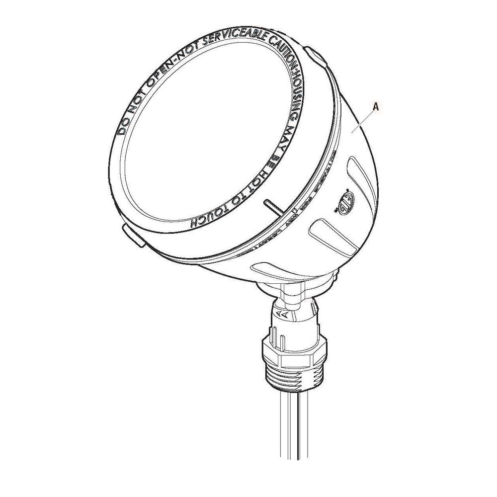 Commercial Electric 14-Watt Hardwired Gray LED Landscape Flood