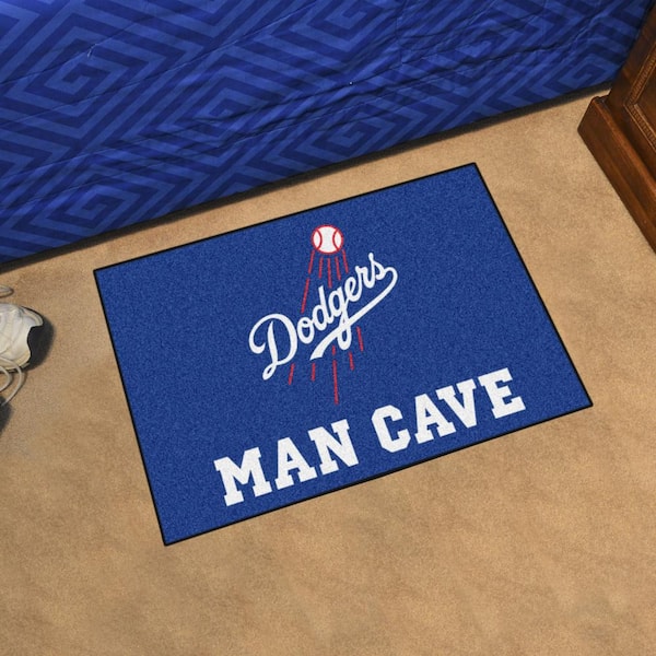MLB - Los Angeles Dodgers 19 in. x 30 in. Indoor Man Cave Starter Area Rug
