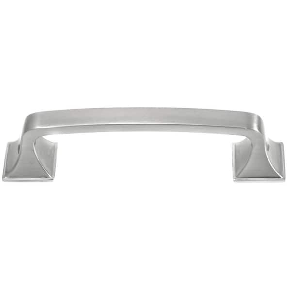 Newport 6-2/7 in. (160 mm) Satin Nickel Drawer/Cabinet Bar Pull