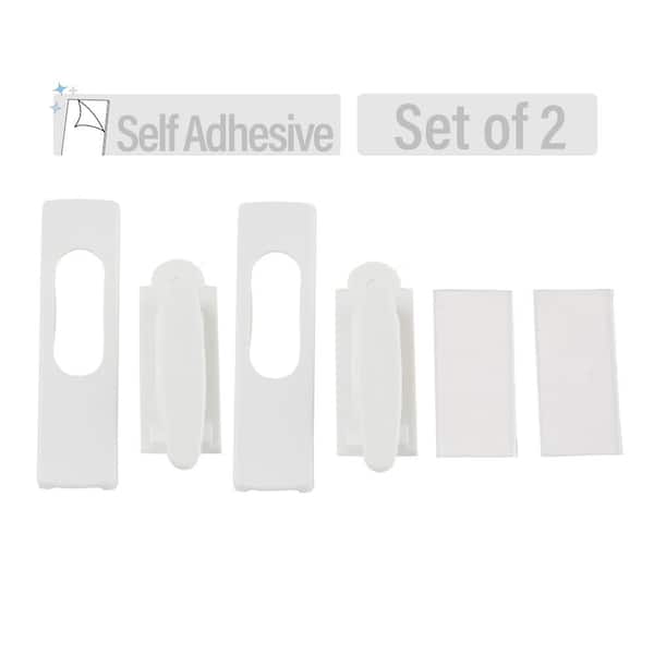Wall Hooks Self Adhesive (Set of 2) - White