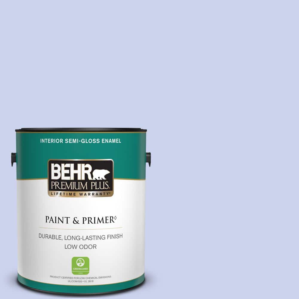 1 gal. #P540-2 Garden Fairy Semi-Gloss Enamel Low Odor Interior Paint & Primer -  BEHR PREMIUM PLUS, 07746901