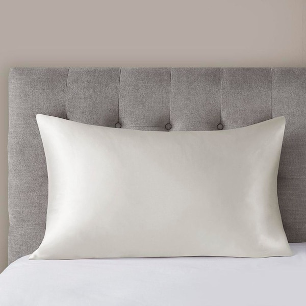 Ivory Silk Queen Single Pillowcase