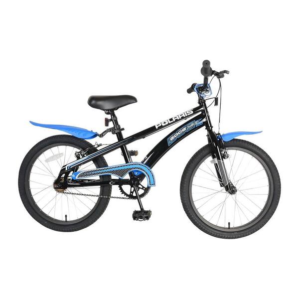 Polaris Edge LX200 Kid's Bike, 20 in. Wheels, 12 in. Frame, Boy's Bike in Black/Blue