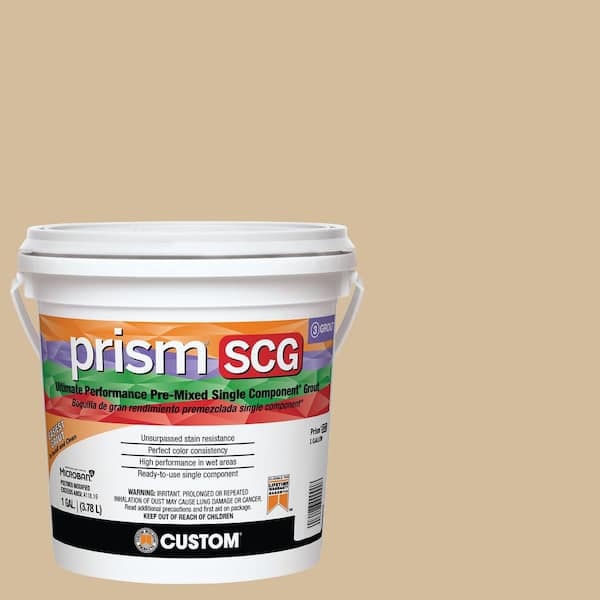 Custom Building Products Prism SCG #122 Linen 1 Gal. Ultimate Performance Pre-Mixed Single Component Grout