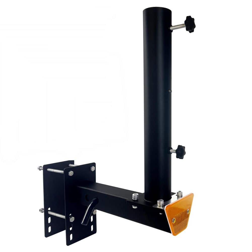 Adjustable Carbon Steel Flag Pole Mount 3-in-1 Trailer Hitch Bumper A-Frame RV Flag Holder Kit Rust Resistant price history on PriceWatchPro