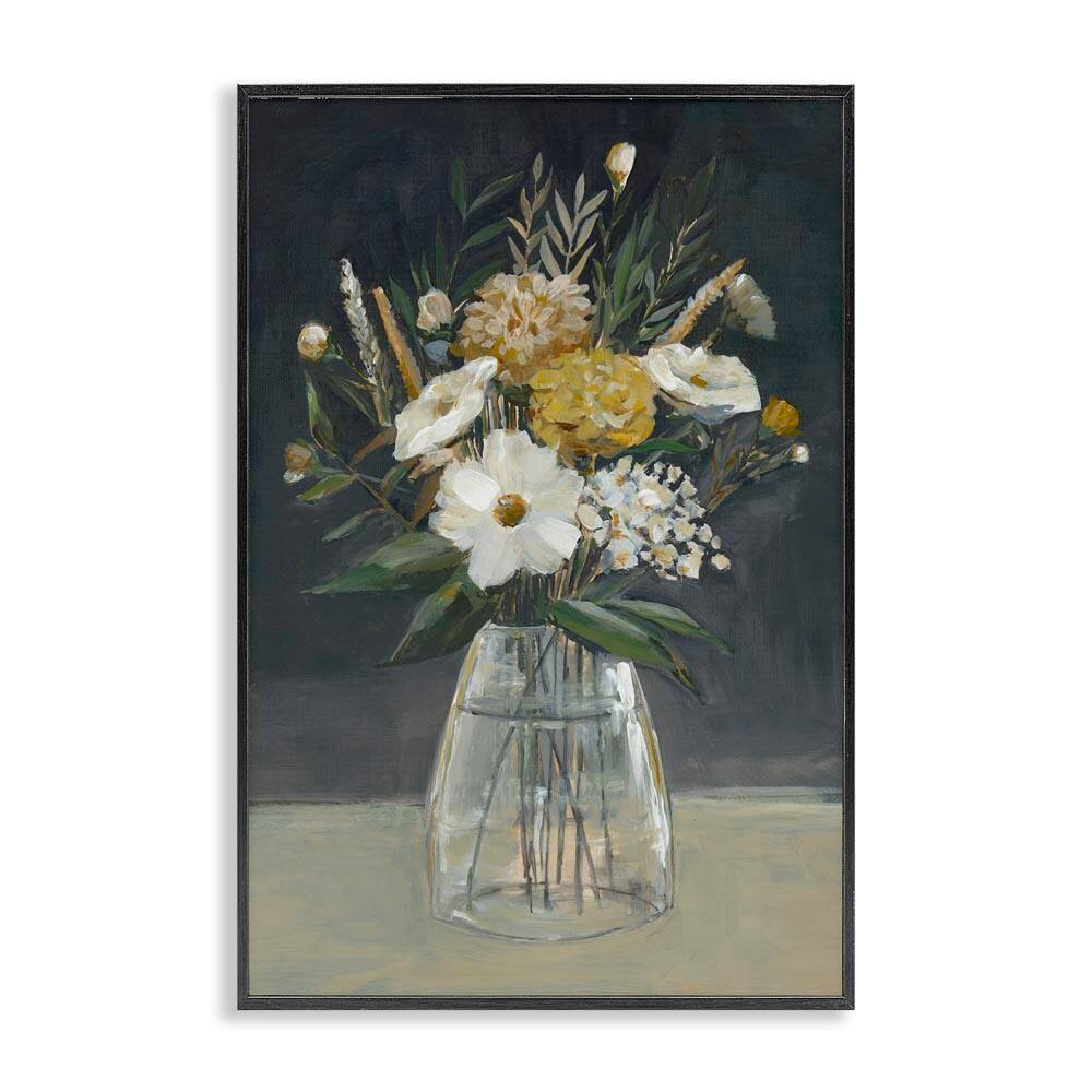Earthy Blooms Still Life by Hannah Dawson Black Framed Nature Giclee Art Print 24 in. x 16 in. price history on PriceWatchPro