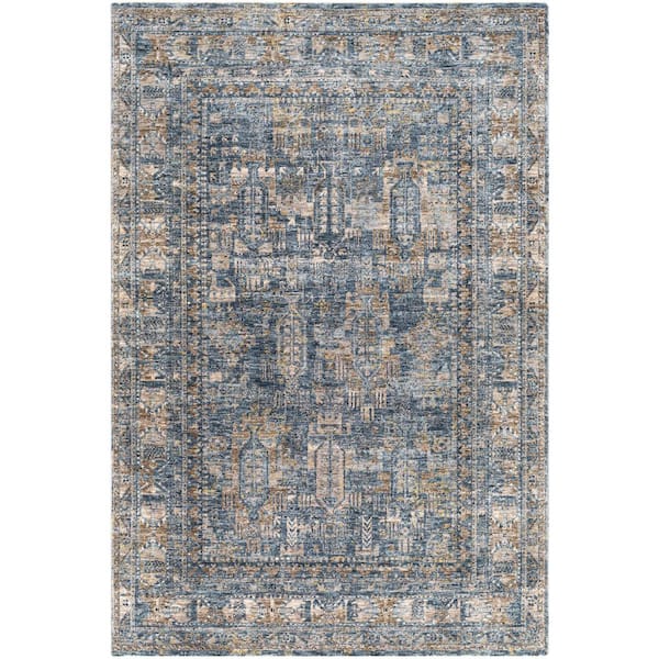 Elina Navy Doormat 2 ft. x 3 ft. Indoor Area Rug