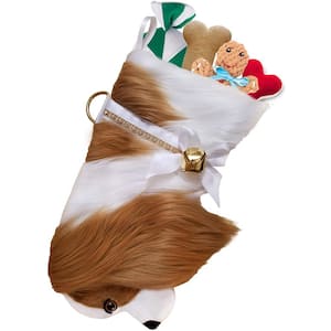 22 in. Long Hair Cavalier King Charles Spaniel Dog Christmas Stocking