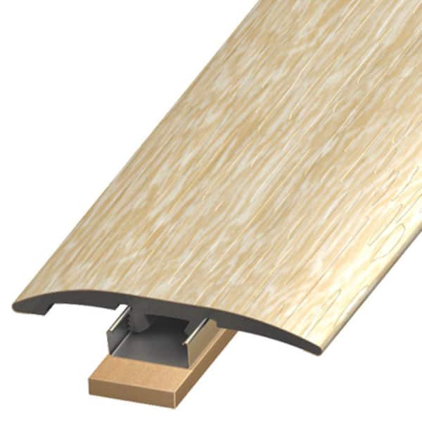 Deco Products SlimTrim Sardinia Islands 0.25 in. Thick x 2 in. Wide x 94 in. Length Reducer, End Cap and T-Molding