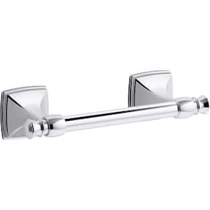 Grand Single Toilet Paper Holder in Polished Chrome
