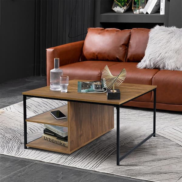 Homy Casa Ufuoma 31.5 in. Square Manufactured Wood Coffee Table UFUOMA ...