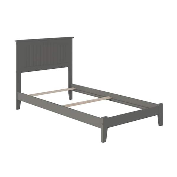 AFI Nantucket Twin Traditional Bed in Grey