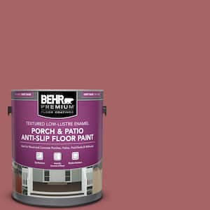 1 gal. #PPU1-06 Rose Marquee Textured Low-Lustre Enamel Interior/Exterior Porch and Patio Anti-Slip Floor Paint